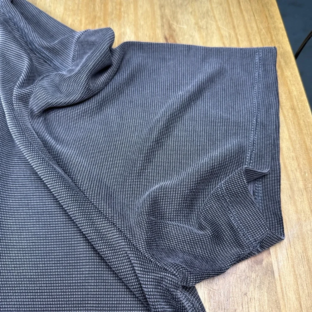 Tommy Bahama Short Sleeve Polo Shirt Mens XXL Gray Golf Lightweight Distressed - Picture 5 of 10